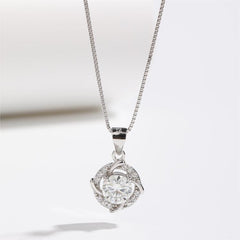 Moissanite Galaxy Necklace - 1.00 Carat Vs2 D Round cut