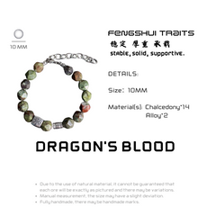 Dragon's Blood - Chalcedony Bracelet