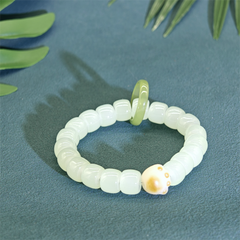 White Tea - Jade Bodhi Bracelet