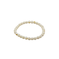 White Dew - Natural White Lip Shell Bracelet