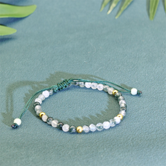 Mossy Summer - Chalcedony Bracelet