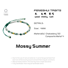 Mossy Summer - Chalcedony Bracelet