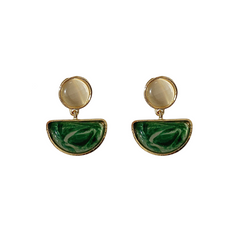 Green Lake - Opal like Acrylic Earring