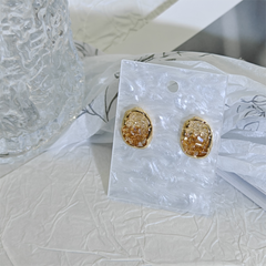 Orange Sparkling Water - Zirconium Oxide Earring