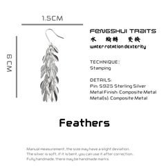 Feathers - Composite Metal Earring