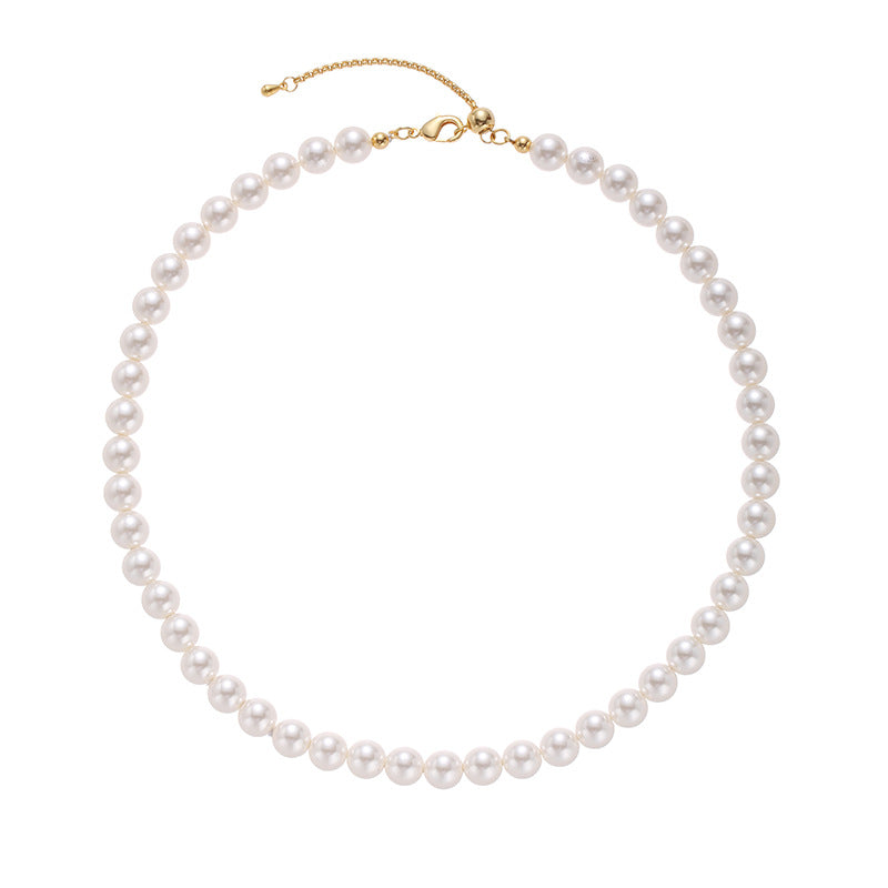 White Spray - Pearl Necklace