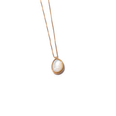 Milk Drop - Natural Shell Necklace