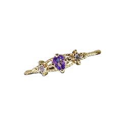 Violet Tears - Amethyst Ring