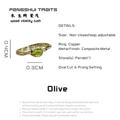 Olive - Peridot RIng