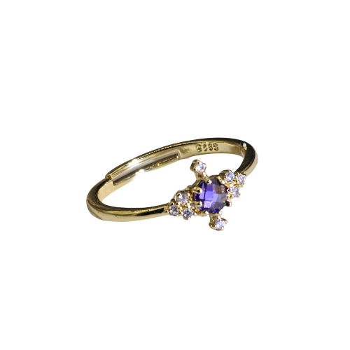 Andromeda - Amethyst Ring